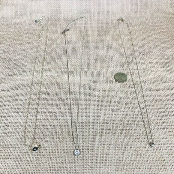 Silver Dainty Necklace Bundle - Picture 1 of 6
